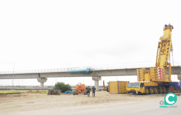 La obras de la plataforma de conexión ferroviaria con el Bajo de La Cabezuela avanzan a buen ritmo